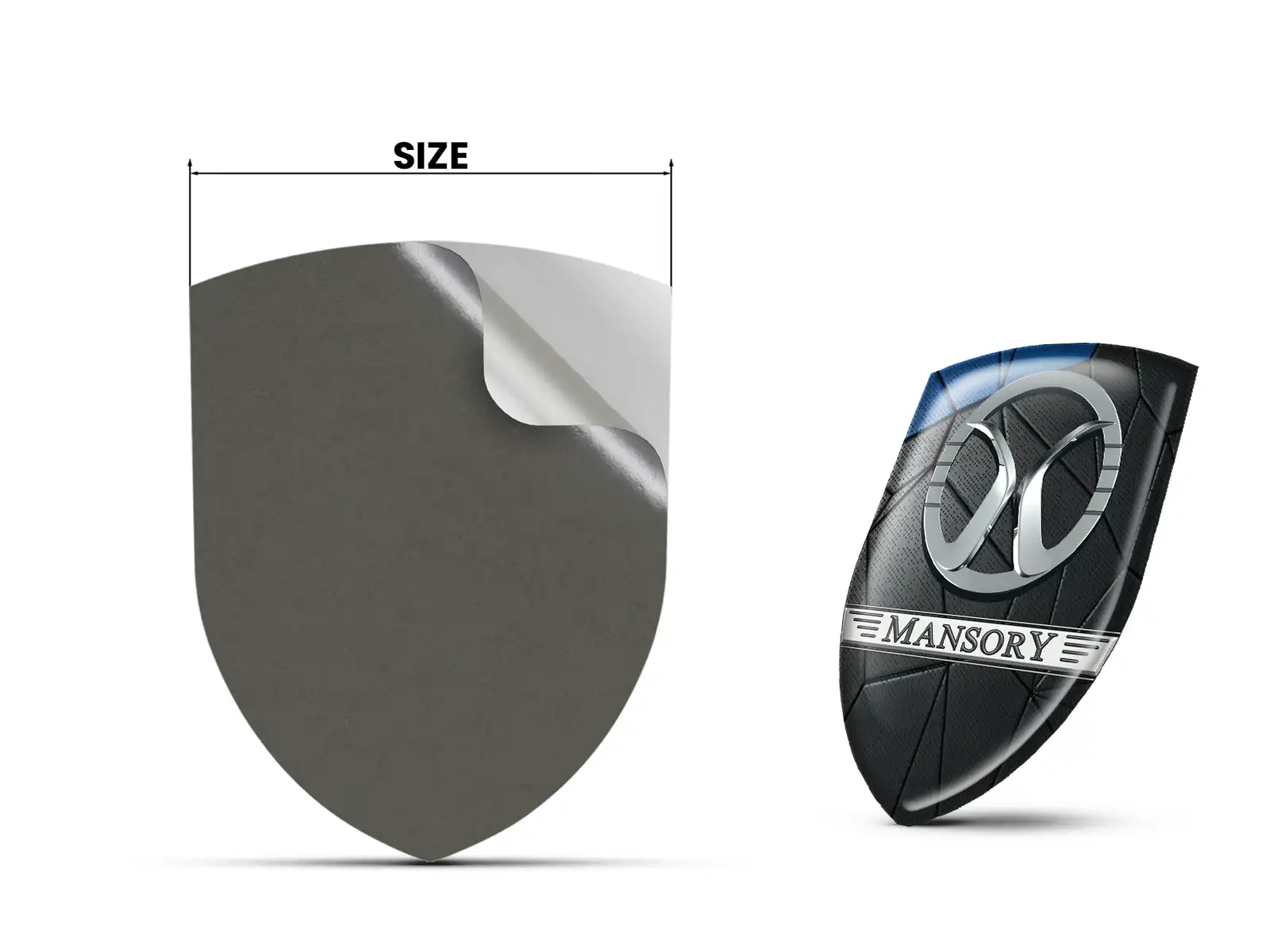 Mansory Impression Autocollants Pare-Chocs Pro Max Durable